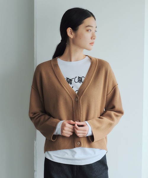 新品 GARAGE OF GOOD CLOTHING シャギーカーディガン ①