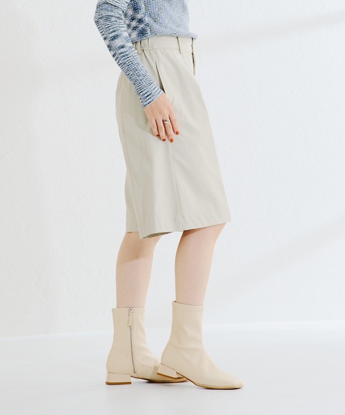 ORiental TRaffic（オリエンタルトラフィック）の「スクエアトゥローヒールストレッチブーツ/11394（ブーツ・レディース・ホワイト/ブラック・LL/S/M/L）」の17枚目の写真