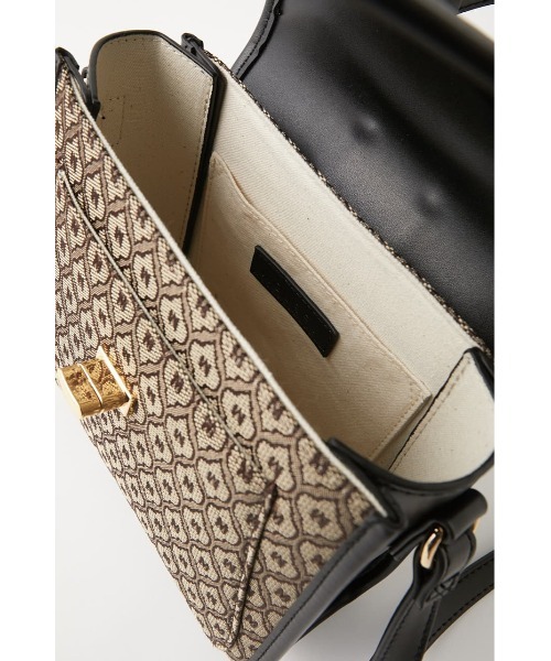 MOUSSY（マウジー）の「MONOGRAM MINI SHOULDER バッグ（ショルダーバッグ・レディース・ブラウン/ベージュ・FREE）」の8枚目の写真