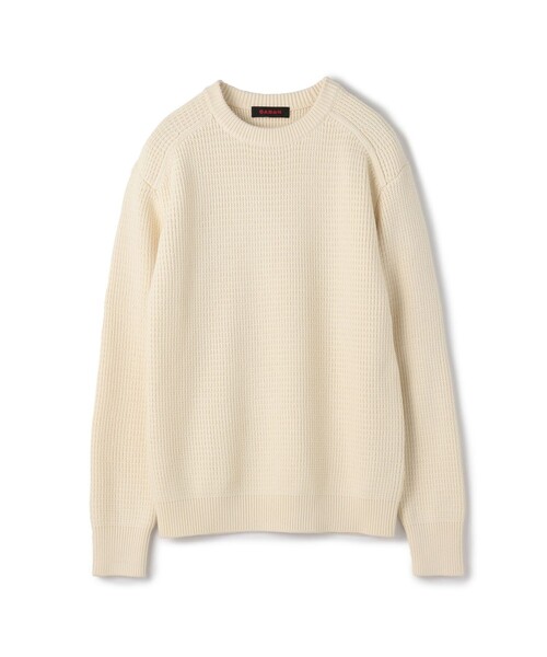 caban（キャバン）の「□CABaN コットンカシミヤワッフル ミリタリー