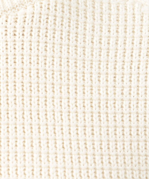 caban（キャバン）の「■CABaN コットンカシミヤワッフル ミリタリープルオーバー（ニット/セーター・メンズ・ブラック/グレー/ライトグリーン/ライトベージュ・FREE）」の18枚目の写真