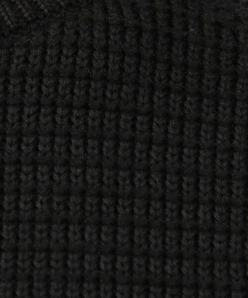 caban（キャバン）の「■CABaN コットンカシミヤワッフル ミリタリープルオーバー（ニット/セーター・メンズ・ブラック/グレー/ライトグリーン/ライトベージュ・FREE）」の15枚目の写真