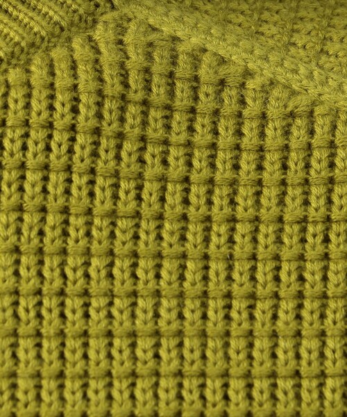 caban（キャバン）の「■CABaN コットンカシミヤワッフル ミリタリープルオーバー（ニット/セーター・メンズ・ブラック/グレー/ライトグリーン/ライトベージュ・FREE）」の19枚目の写真