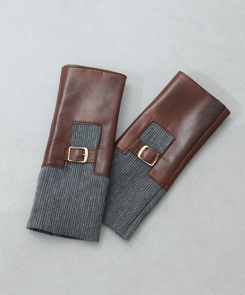 ALPO（アルポ）の「【ALPO】レザー指ぬきグローブ（手袋）」 - WEAR