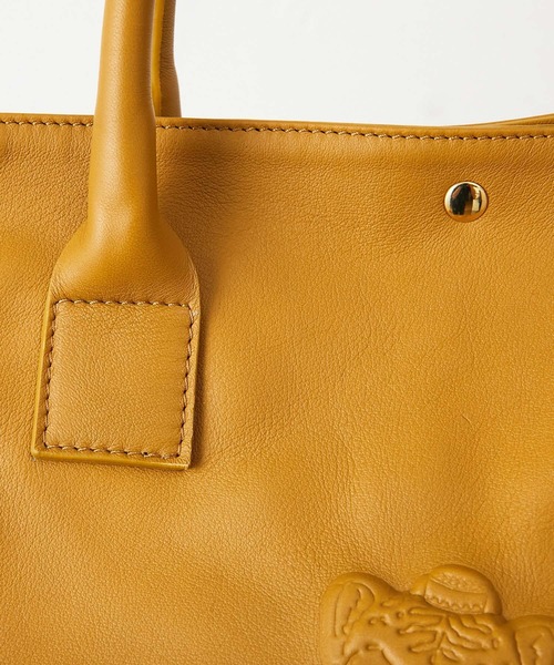 IO PELLE（イオペレ）の「【IOPELLE（イオペレ）】別注トラトートバッグ（トートバッグ・レディース・ネイビー/マスタード・FREE）」の21枚目の写真