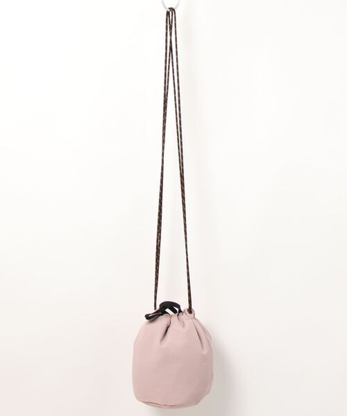 UNIVERSAL OVERALL（ユニバーサルオーバーオール）の「ユニバーサルオーバーオール　ワタ巾着（ハンドバッグ・レディース・ブラック/オリーブ/ピンク/アイボリー・FREE）」の15枚目の写真