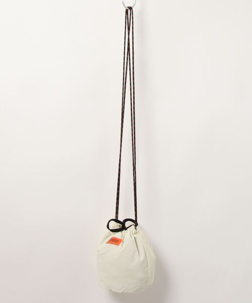 UNIVERSAL OVERALL（ユニバーサルオーバーオール）の「ユニバーサルオーバーオール　ワタ巾着（ハンドバッグ・レディース・ブラック/オリーブ/ピンク/アイボリー・FREE）」の7枚目の写真