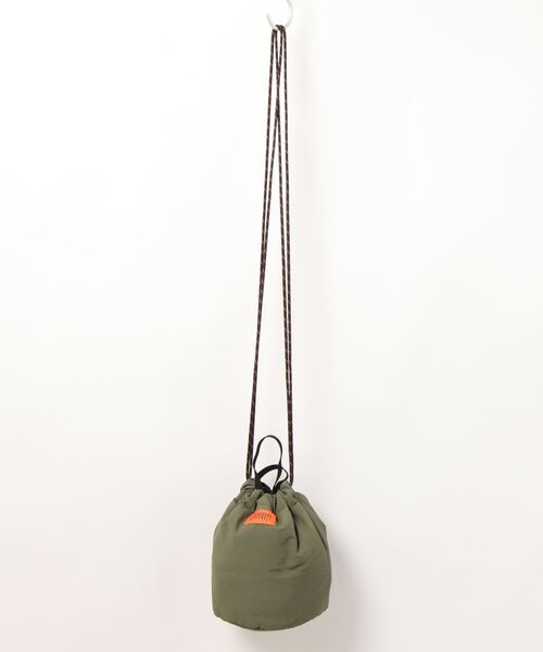 UNIVERSAL OVERALL（ユニバーサルオーバーオール）の「ユニバーサルオーバーオール　ワタ巾着（ハンドバッグ・レディース・ブラック/オリーブ/ピンク/アイボリー・FREE）」の12枚目の写真