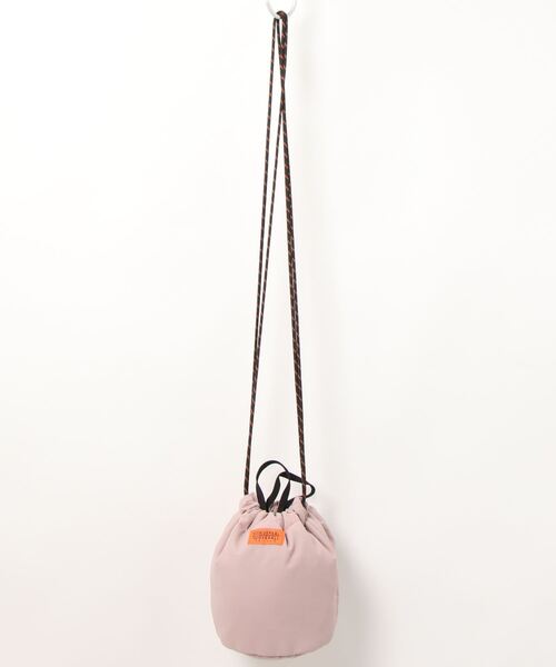 UNIVERSAL OVERALL（ユニバーサルオーバーオール）の「ユニバーサルオーバーオール　ワタ巾着（ハンドバッグ・レディース・ブラック/オリーブ/ピンク/アイボリー・FREE）」の10枚目の写真