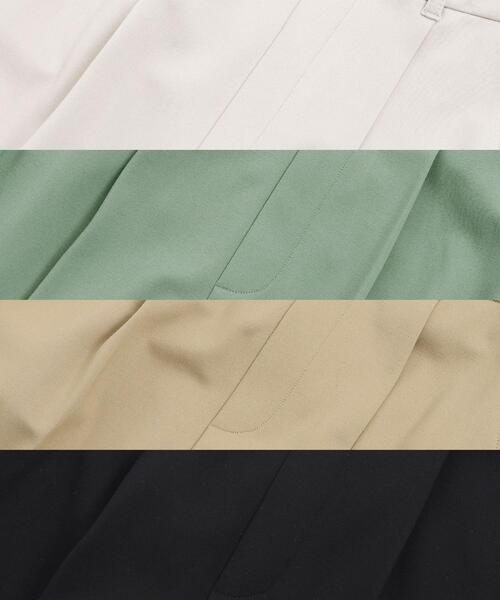 coen（コーエン）の「ポンチイージーテーパードパンツ#（スラックス・レディース・ブラック/ライトグレー/ケリー/ベージュ・MEDIUM/SMALL/LARGE）」の15枚目の写真