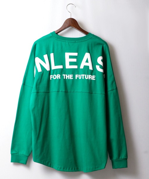 SUGGESTION(サジェッション)の「SUGGESTION ヘビーウェイト 発泡プリント ワイドシルエット ロンT(Tシャツ/カットソー・メンズ・ホワイト/ブラック/ベージュ/パープル/オレンジ/グリーン・M/L)」の18枚目の写真