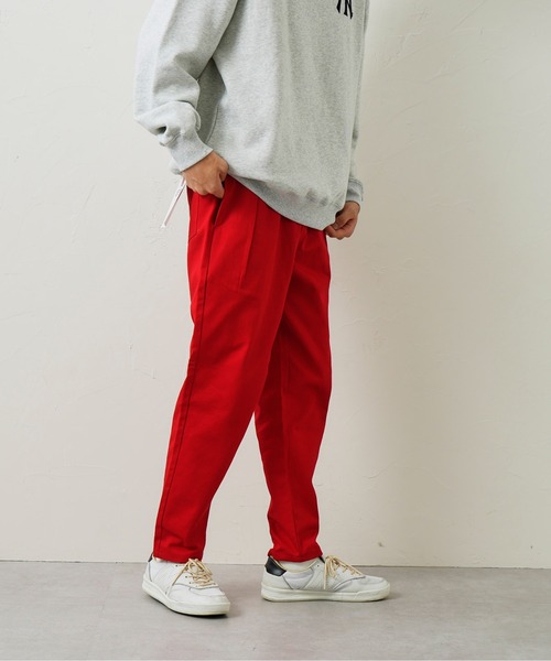 CPCM（シーピーシーエム）の「ツイルカラーシェフパンツ（チノパンツ・メンズ・チャコールグレー/レッド/オフホワイト/ブルー/グリーン・FREE）」の16枚目の写真