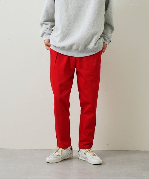 CPCM（シーピーシーエム）の「ツイルカラーシェフパンツ（チノパンツ・メンズ・チャコールグレー/レッド/オフホワイト/ブルー/グリーン・FREE）」の19枚目の写真