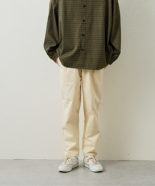 CPCM（シーピーシーエム）の「ツイルカラーシェフパンツ（チノパンツ・メンズ・チャコールグレー/レッド/オフホワイト/ブルー/グリーン・FREE）」の12枚目の写真