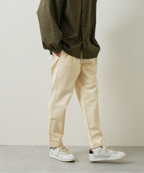 CPCM（シーピーシーエム）の「ツイルカラーシェフパンツ（チノパンツ・メンズ・チャコールグレー/レッド/オフホワイト/ブルー/グリーン・FREE）」の13枚目の写真