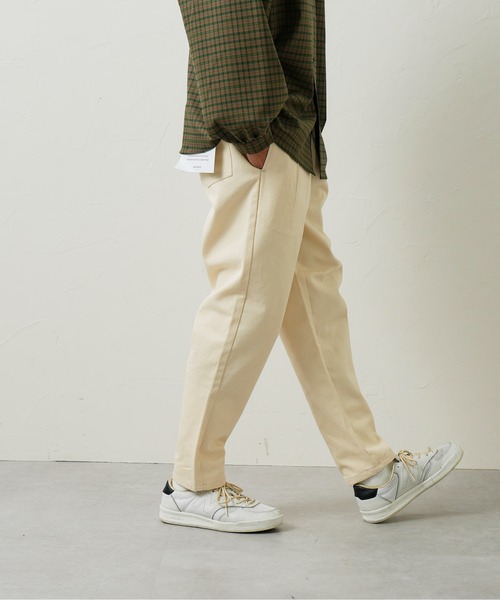 CPCM（シーピーシーエム）の「ツイルカラーシェフパンツ（チノパンツ・メンズ・チャコールグレー/レッド/オフホワイト/ブルー/グリーン・FREE）」の22枚目の写真