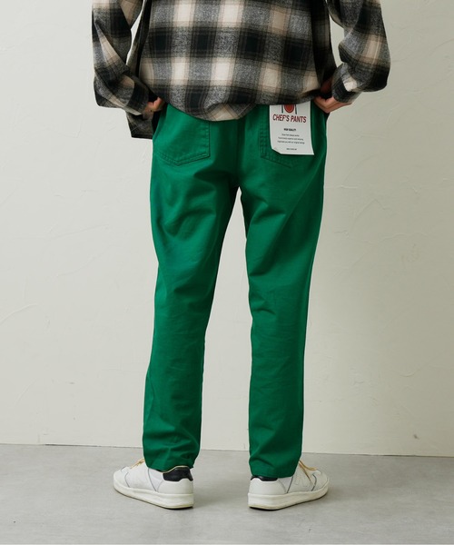 CPCM（シーピーシーエム）の「ツイルカラーシェフパンツ（チノパンツ・メンズ・チャコールグレー/レッド/オフホワイト/ブルー/グリーン・FREE）」の10枚目の写真