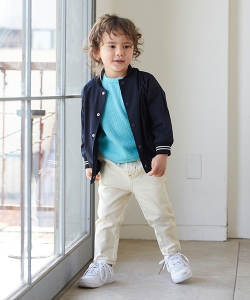 petit main（プティマイン）の「【防汚加工】ペインターパンツ（スウェットパンツ・キッズ・ベージュ/アイボリー/カーキ/ネイビー・100cm/130cm/120cm/90cm/110cm/80ｃｍ）」の19枚目の写真