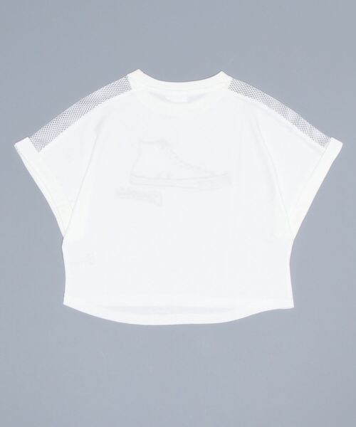 CONVERSE（コンバース）の「【キッズ】CONVERSE コンバース スニーカードルマンT（130~160cm）（Tシャツ/カットソー・キッズ・ホワイト/ブラック・130/140/150/160）」の13枚目の写真