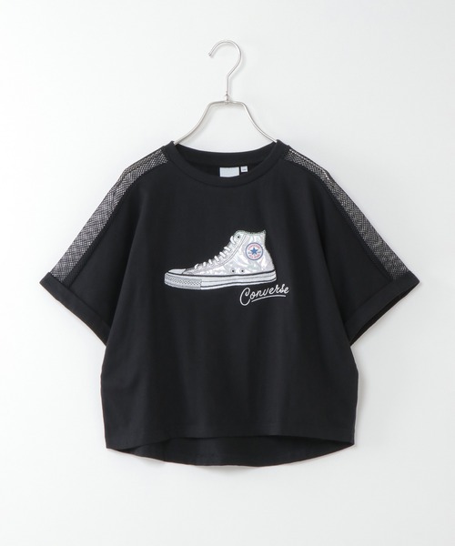 CONVERSE（コンバース）の「【キッズ】CONVERSE コンバース スニーカードルマンT（130~160cm）（Tシャツ/カットソー・キッズ・ホワイト/ブラック・130/140/150/160）」の15枚目の写真