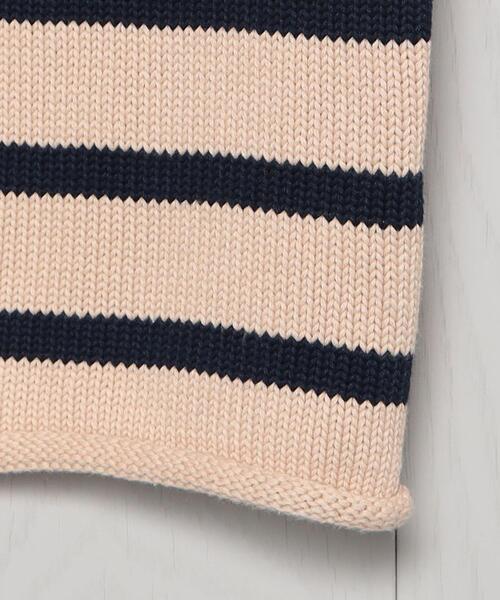 DEMYLEE(デミリー)の「<DEMYLEE>BORDER SHORT SLLEVE KNIT/ニット(ニット/セーター・レディース・ネイビー・S)」の10枚目の写真