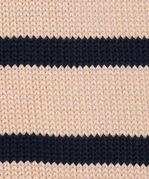 DEMYLEE(デミリー)の「<DEMYLEE>BORDER SHORT SLLEVE KNIT/ニット(ニット/セーター・レディース・ネイビー・S)」の8枚目の写真