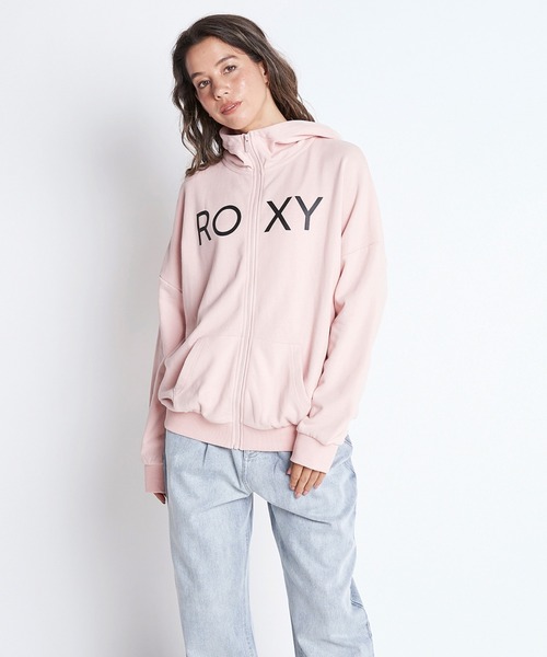 ROXY(ロキシー)の「JIVY/ロキシージップアップパーカー(パーカー・レディース・ブラック/ピンク/ナチュラル・SMALL/MEDIUM/LARGE/X-LARGE)」の1枚目の写真