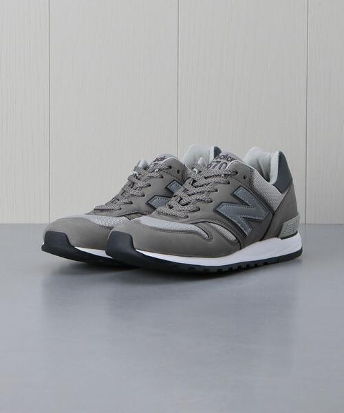 H BEAUTY&YOUTH UNITED ARROWS(エイチビューティーアンドユースユナイテッドアローズ)の「<New Balance>M670 GNS/スニーカー.(スニーカー・レディース・グレー・25cm/24.5cm/24cm/23.5cm)」の2枚目の写真