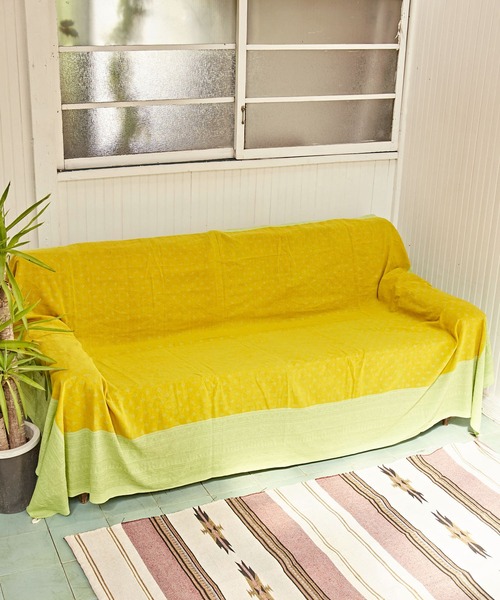 チャイハネ（チャイハネ）の「【チャイハネ】ハクリィループマルチクロス セミダブルサイズ（寝具・レディース・ホワイト/ブラック/パープル/ピンク/イエロー/ブルー・FREE）」の5枚目の写真