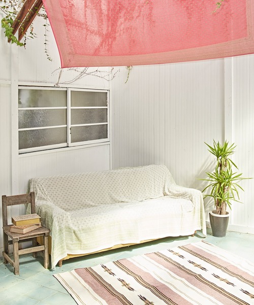 チャイハネ（チャイハネ）の「【チャイハネ】ハクリィループマルチクロス セミダブルサイズ（寝具・レディース・ホワイト/ブラック/パープル/ピンク/イエロー/ブルー・FREE）」の19枚目の写真