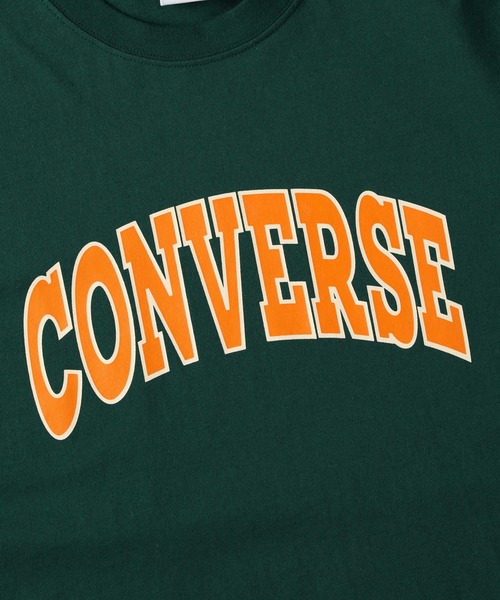 CONVERSE（コンバース）の「【CONVERSE】フェイクレイヤードロンＴ（Tシャツ/カットソー・レディース・グリーン/ホワイト/ブラック・M/L）」の14枚目の写真