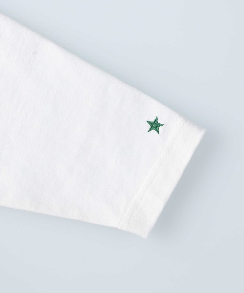 CONVERSE（コンバース）の「【CONVERSE】フェイクレイヤードロンＴ（Tシャツ/カットソー・レディース・グリーン/ホワイト/ブラック・M/L）」の13枚目の写真