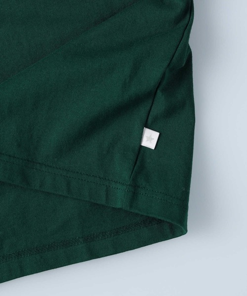 CONVERSE（コンバース）の「【CONVERSE】フェイクレイヤードロンＴ（Tシャツ/カットソー・レディース・グリーン/ホワイト/ブラック・M/L）」の12枚目の写真