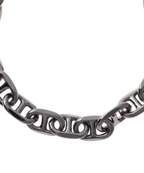 tk.TAKEO KIKUCHI（ティーケータケオキクチ）の「◆アンカーチェーンブレスレッド（ブレスレット・メンズ・ブラック/シルバー・00）」の9枚目の写真