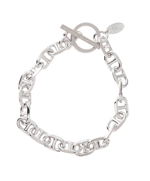 tk.TAKEO KIKUCHI（ティーケータケオキクチ）の「◆アンカーチェーンブレスレッド（ブレスレット・メンズ・ブラック/シルバー・00）」の6枚目の写真