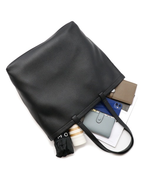 GUSCIO UOMO（グッシオ ウォーモ）の「【グッシオレザー】　本革　トートバッグ　通勤通学　インポーチ付（トートバッグ・メンズ・ブラック/グレー/ブルー/キャメル・FREE）」の10枚目の写真