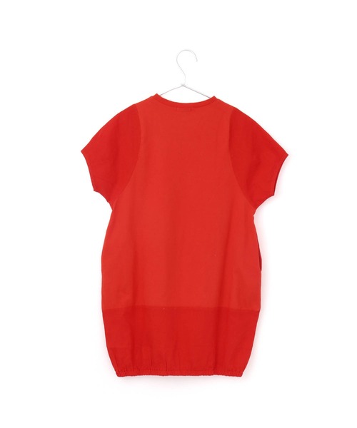 MAKE YOUR DAY(メイクユアデイ)の「コクーンシルエットワンピース■80~140cm(ワンピース・キッズ・チャコールグレー/レッド・130/90/110/120/100/140/80)」の8枚目の写真