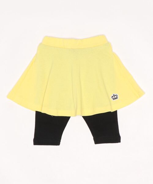 BABYDOLL（ベビードール）の「通販限定カラーあり スカート付きウルトラストレッチパンツ 7分丈スカッツ 6328K 女の子（その他パンツ・キッズ・コーラルピンク/ライトイエロー/パープル/ベビーピンク/ストーン/ブラック系その他/ホワイト×ピンク/ブルー/バイオレット/パープル系その他/ブラック×ホワイト/ピンク系その他/ブラック系1/グリーン/ピンク/ベージュ・150cm/140cm/90cm/100cm/80ｃｍ/110cm/130cm/120cm）」の12枚目の写真