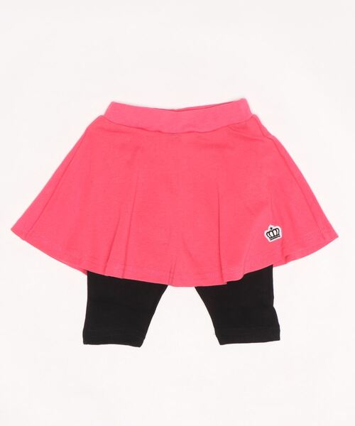 BABYDOLL（ベビードール）の「通販限定カラーあり スカート付きウルトラストレッチパンツ 7分丈スカッツ 6328K 女の子（その他パンツ・キッズ・コーラルピンク/ライトイエロー/パープル/ベビーピンク/ストーン/ブラック系その他/ホワイト×ピンク/ブルー/バイオレット/パープル系その他/ブラック×ホワイト/ピンク系その他/ブラック系1/グリーン/ピンク/ベージュ・150cm/140cm/90cm/100cm/80ｃｍ/110cm/130cm/120cm）」の16枚目の写真