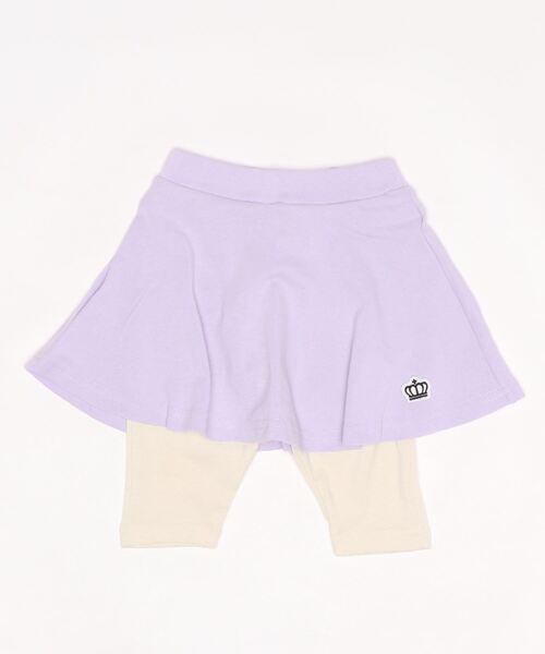 BABYDOLL（ベビードール）の「通販限定カラーあり スカート付きウルトラストレッチパンツ 7分丈スカッツ 6328K 女の子（その他パンツ・キッズ・コーラルピンク/ライトイエロー/パープル/ベビーピンク/ストーン/ブラック系その他/ホワイト×ピンク/ブルー/バイオレット/パープル系その他/ブラック×ホワイト/ピンク系その他/ブラック系1/グリーン/ピンク/ベージュ・150cm/140cm/90cm/100cm/80ｃｍ/110cm/130cm/120cm）」の18枚目の写真