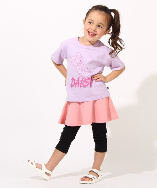 BABYDOLL（ベビードール）の「通販限定カラーあり スカート付きウルトラストレッチパンツ 7分丈スカッツ 6328K 女の子（その他パンツ・キッズ・コーラルピンク/ライトイエロー/パープル/ベビーピンク/ストーン/ブラック系その他/ホワイト×ピンク/ブルー/バイオレット/パープル系その他/ブラック×ホワイト/ピンク系その他/ブラック系1/グリーン/ピンク/ベージュ・150cm/140cm/90cm/100cm/80ｃｍ/110cm/130cm/120cm）」の20枚目の写真