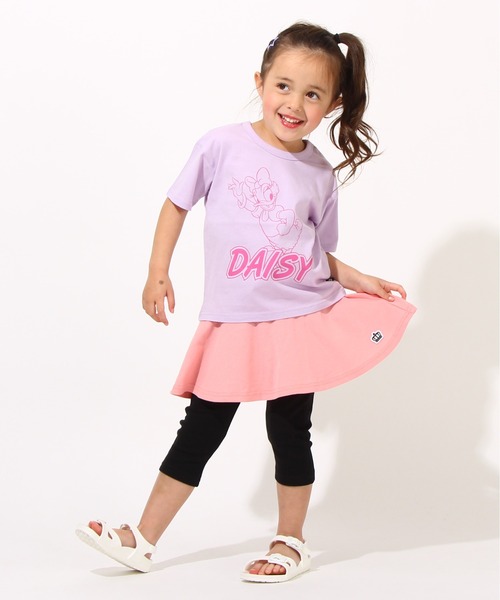 BABYDOLL（ベビードール）の「通販限定カラーあり スカート付きウルトラストレッチパンツ 7分丈スカッツ 6328K 女の子（その他パンツ・キッズ・コーラルピンク/ライトイエロー/パープル/ベビーピンク/ストーン/ブラック系その他/ホワイト×ピンク/ブルー/バイオレット/パープル系その他/ブラック×ホワイト/ピンク系その他/ブラック系1/グリーン/ピンク/ベージュ・150cm/140cm/90cm/100cm/80ｃｍ/110cm/130cm/120cm）」の22枚目の写真