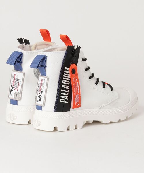 PALLADIUM（パラディウム）の「PALLADIUM/パラディウム PAMPA HI TTE/パンパハイ チケットトゥアース（スニーカー・メンズ・ホワイト/ブラック/ダークグリーン/レッド・22.5cm/23cm/23.5cm/24cm/24.5cm/25cm/25.5cm/26cm/26.5cm/27cm/27.5cm/28cm/29cm）」の5枚目の写真
