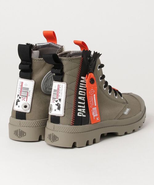PALLADIUM（パラディウム）の「PALLADIUM/パラディウム PAMPA HI TTE/パンパハイ チケットトゥアース（スニーカー・メンズ・ホワイト/ブラック/ダークグリーン/レッド・22.5cm/23cm/23.5cm/24cm/24.5cm/25cm/25.5cm/26cm/26.5cm/27cm/27.5cm/28cm/29cm）」の7枚目の写真