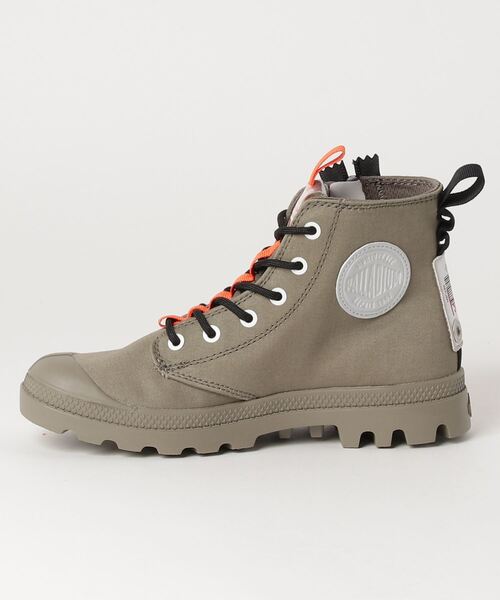 PALLADIUM（パラディウム）の「PALLADIUM/パラディウム PAMPA HI TTE/パンパハイ チケットトゥアース（スニーカー・メンズ・ホワイト/ブラック/ダークグリーン/レッド・22.5cm/23cm/23.5cm/24cm/24.5cm/25cm/25.5cm/26cm/26.5cm/27cm/27.5cm/28cm/29cm）」の9枚目の写真