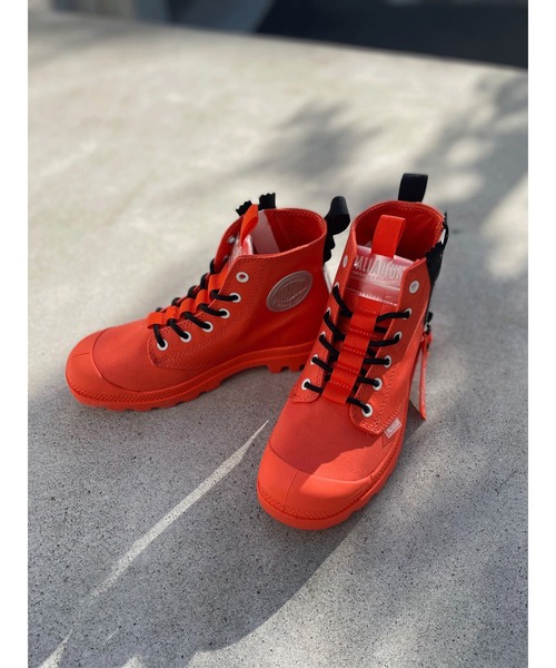 PALLADIUM（パラディウム）の「PALLADIUM/パラディウム PAMPA HI TTE/パンパハイ チケットトゥアース（スニーカー・メンズ・ホワイト/ブラック/ダークグリーン/レッド・22.5cm/23cm/23.5cm/24cm/24.5cm/25cm/25.5cm/26cm/26.5cm/27cm/27.5cm/28cm/29cm）」の4枚目の写真