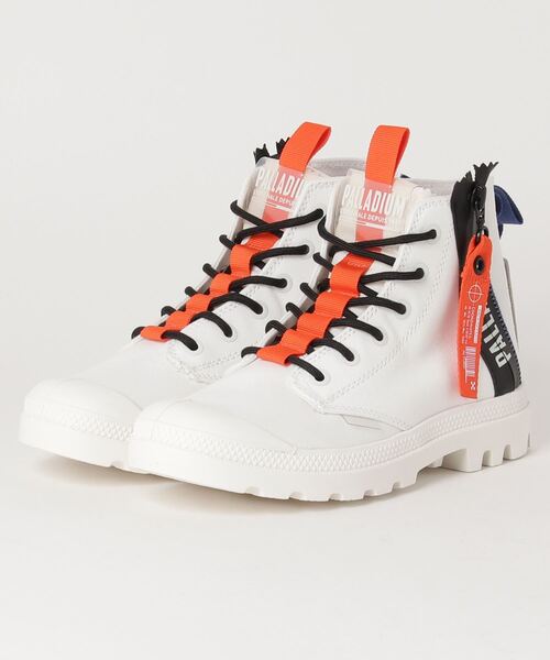 PALLADIUM（パラディウム）の「PALLADIUM/パラディウム PAMPA HI TTE/パンパハイ チケットトゥアース（スニーカー・メンズ・ホワイト/ブラック/ダークグリーン/レッド・22.5cm/23cm/23.5cm/24cm/24.5cm/25cm/25.5cm/26cm/26.5cm/27cm/27.5cm/28cm/29cm）」の14枚目の写真