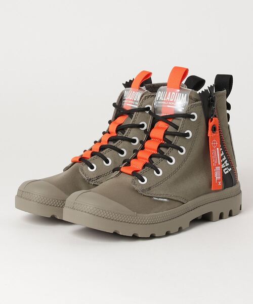 PALLADIUM（パラディウム）の「PALLADIUM/パラディウム PAMPA HI TTE/パンパハイ チケットトゥアース（スニーカー・メンズ・ホワイト/ブラック/ダークグリーン/レッド・22.5cm/23cm/23.5cm/24cm/24.5cm/25cm/25.5cm/26cm/26.5cm/27cm/27.5cm/28cm/29cm）」の16枚目の写真