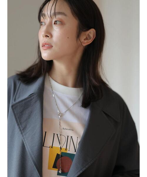 Green　Parks（グリーンパークス）の「Y字メタルネックレス（ネックレス・レディース・シルバー/ゴールド・FREE）」の4枚目の写真