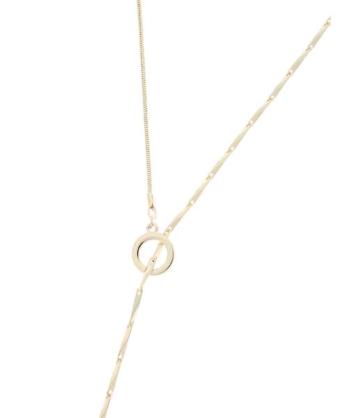 Green　Parks（グリーンパークス）の「Y字メタルネックレス（ネックレス・レディース・シルバー/ゴールド・FREE）」の8枚目の写真